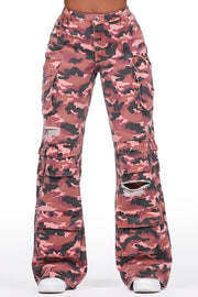 jahmani grey wash wide leg jean