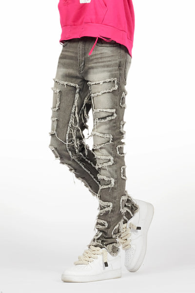 shake grey slim fit jean