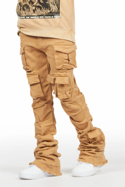 boys gentry tint blue stacked flare jean
