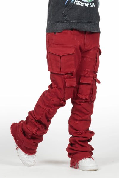 boys gentry tint blue stacked flare jean