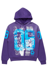 Kamille Purple Oversized Hoodie – Cozy & Trendy