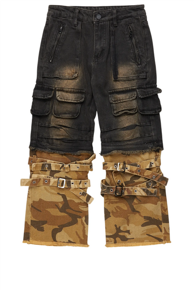 boys exxus dark grey baggy fit jean