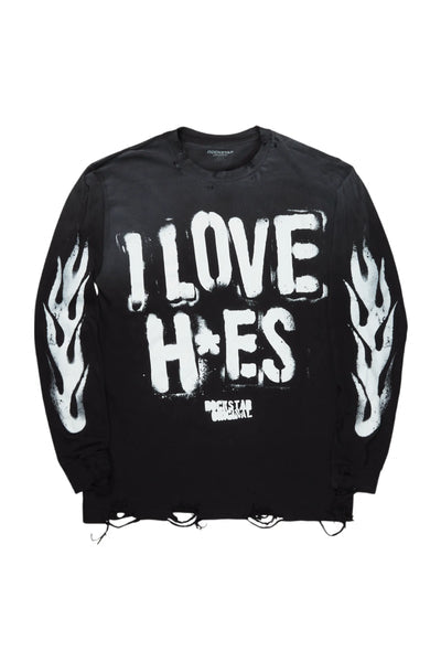 Tanasya Black Long Sleeve T-Shirt – Timeless Style