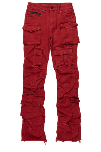 boys gentry tint blue stacked flare jean
