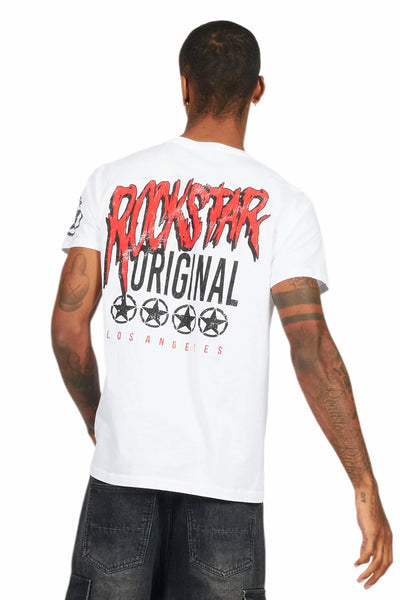 Wizzurd white graphic t-shirt