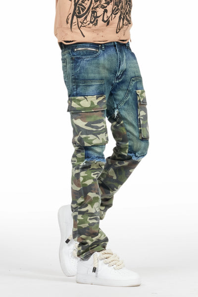 denka beige slim fit jean