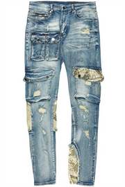 zeta blue slim fit jeans
