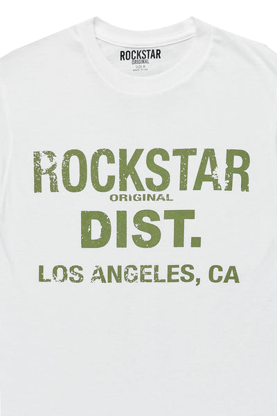 boys koen white/green graphic t-shirt