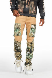denka beige slim fit jean