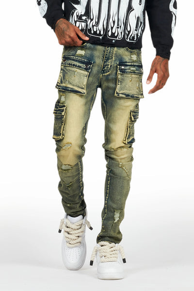 kap tint wash cargo jean